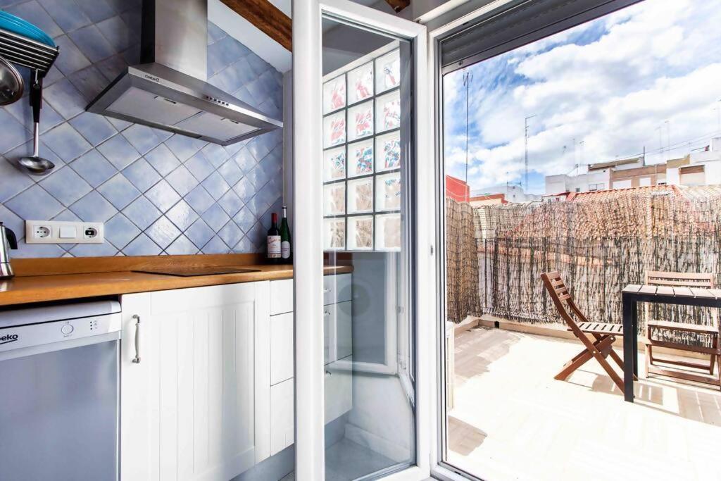 Estudio Para Parejas Con Terraza En La Playa Valencia Exterior photo